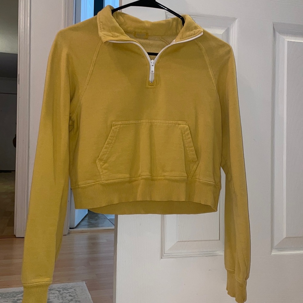 Pacsun- Yellow half zip